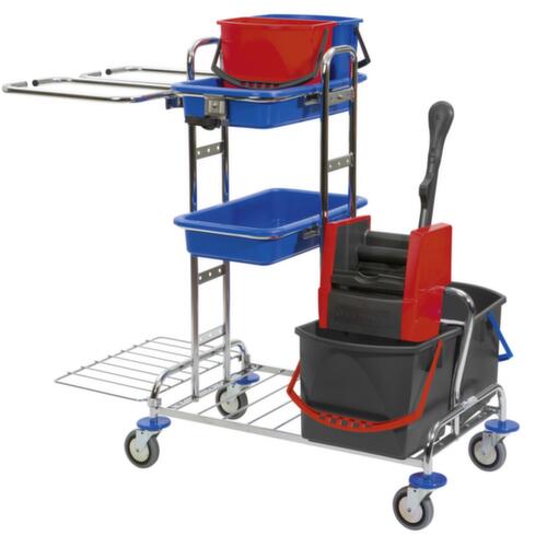 Vermop Reinigingswagen Variant met verchroomd framein verschillende uitvoeringen