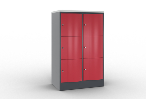 C+P Lockersysteem Resisto, 6 vakken