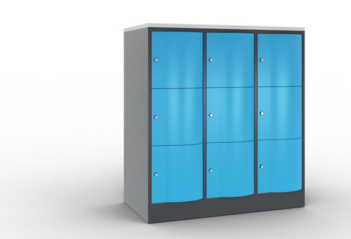 C+P Lockersysteem Resisto, 9 vakken