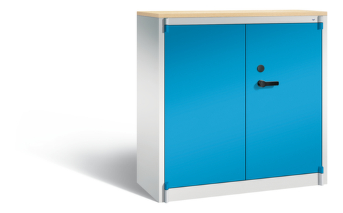 C+P Veiligheidskast voor op kantoor met houten afdekplaat