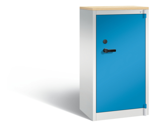 C+P Veiligheidskast voor op kantoor met houten afdekplaat