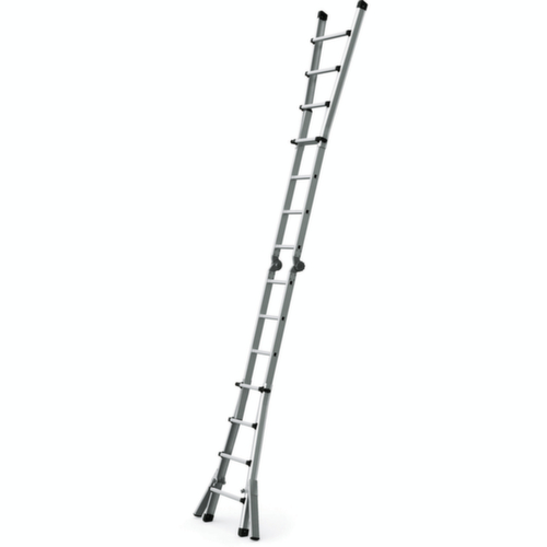 ZARGES Multifunctionele telescoopladder Variotec V, 4 x 4 sporten met antislipprofiel