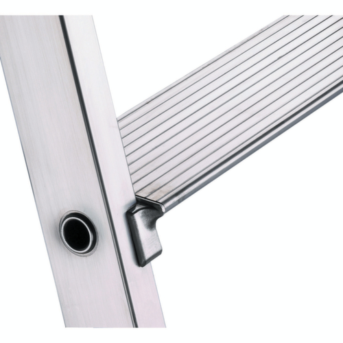 ZARGES Ladder Nova B tweezijdig te betreden, 2 x 6 trede(n) met traanplaatprofiel