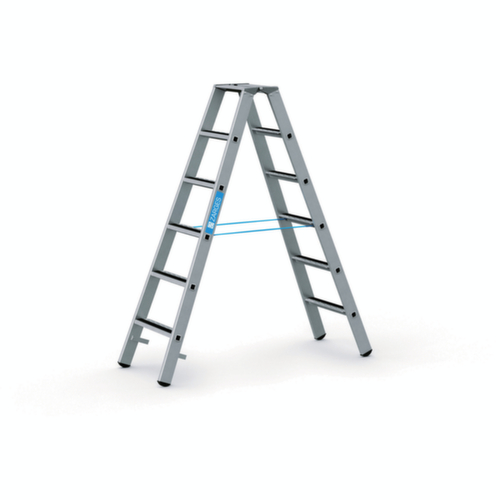 ZARGES Ladder R13step B met antislip treden, 2 x 6 treden met R13-laag