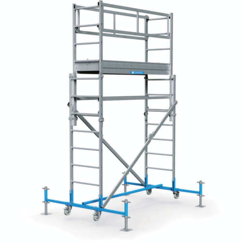 ZARGES Klapsteiger Variomaster T met in hoogte verstelbaar frame