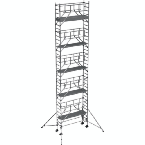 ZARGES Rolsteiger Z600 S-PLUS met lichtmetalen zijsteunen