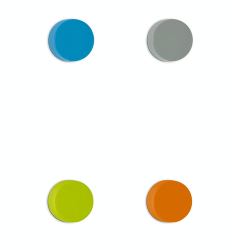 neodymium schijfmagneet, op kleur gesorteerd, hoogte x Ø 9 x 14,6 mm