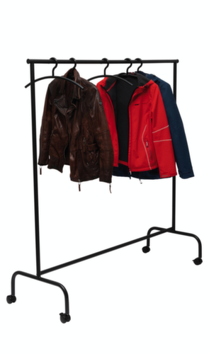 verrijdbaar garderoberek MAULlimbo met 2 uittrekbare armen, zwart