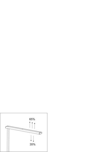 MAUL LED-vloerlamp MAULjet met direct en indirect licht, licht neutraalwit, wit