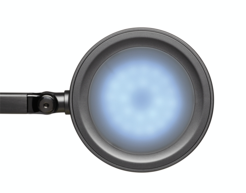 MAUL LED-bureaulamp MAULgrace colour vario met instelbare kleurtemperatuur, licht daglicht- tot warmwit, zilverkleurig