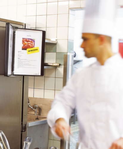 tarifold Antibacterieel systeem met displaypanelen STERIFOLD, met 10 zichtpanelen in DIN A4