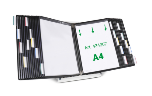 tarifold Systeem met displaypanelen, met 30 zichtpanelen in DIN A4