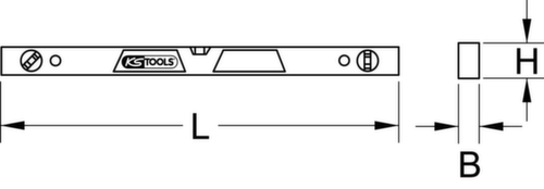 Aluminium profiel waterpas