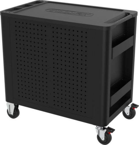 PERFORMANCEplus P20 BLACK/ROT Werkplaatswagen met 8 laden