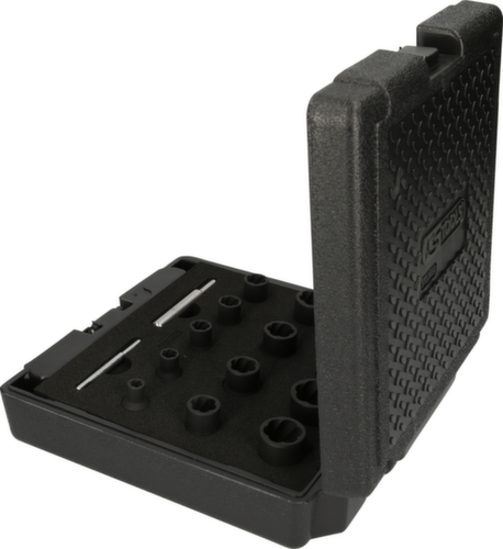 1/4"+1/2" Spiraalprofiel dopsleutelset