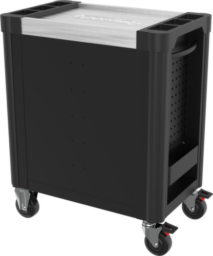 PERFORMANCEplus P10 BLACK/ROT Werkplaatswagen met 8 laden