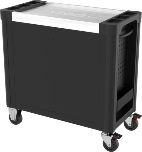 PERFORMANCEplus P25 BLACK/ROT Werkplaatswagen met 8 laden