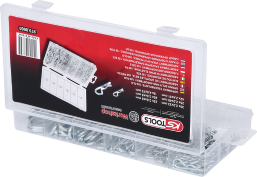 Assortiment veer splitpennen