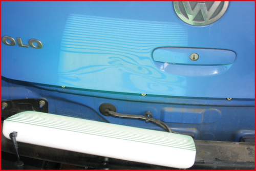 Kuiltjes spiegel met licht