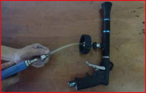 Perslucht reinigingspistool