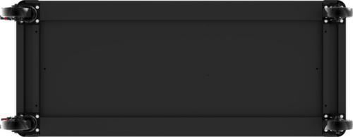 PERFORMANCEplus P40 BLACK/ROT Werkplaatswagen met 4 laden