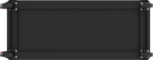 PERFORMANCEplus P45 BLACK/ROT Werkplaatswagen met 14 laden