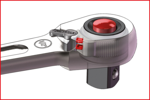 3/8" SlimPOWER omkeerbare ratel