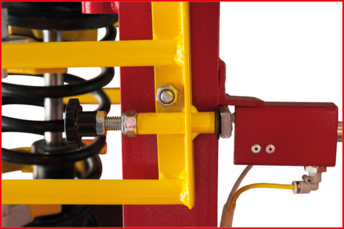 Perslucht standveerklem incl. adapterplaat