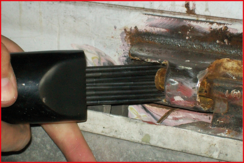 3/8" perslucht naald scaler