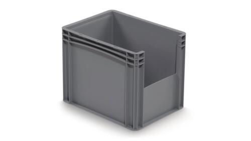 euronorm stapelbak 100% gerecycled, grijs, inhoud 30 l