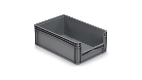 euronorm stapelbak 100% gerecycled, grijs, inhoud 44 l