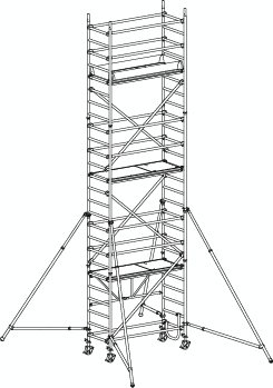 Hymer In-/uitklapbare rolsteiger 8177