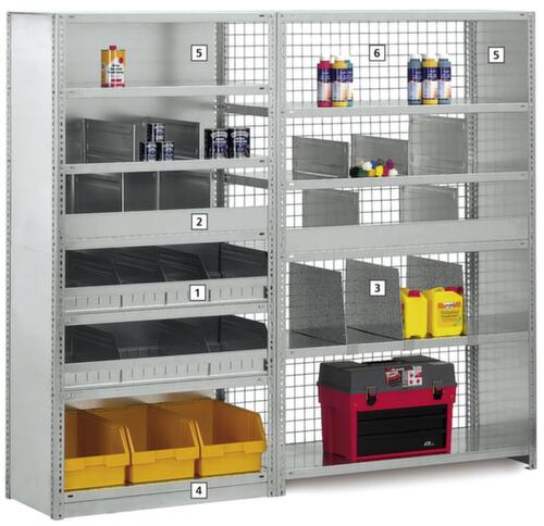 hofe Uitbreidbare schroefstelling met maximaal 350 kg vaklast