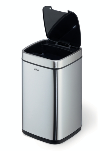 Durable Sensorafvalbak NO TOUCH van RVS, 12 l, zilver metallic