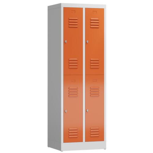 Dubbele garderobekast ClassiX, vakbreedte 295 mm