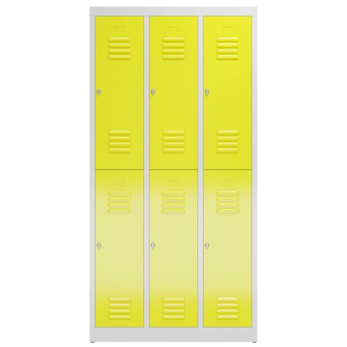 Dubbele garderobekast ClassiX, vakbreedte 290 mm