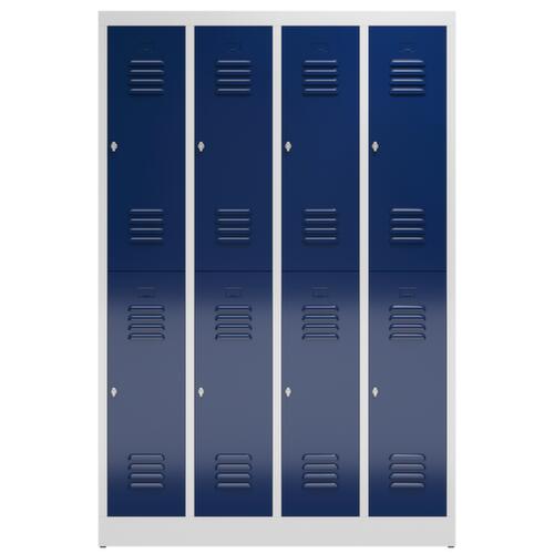 Dubbele garderobekast ClassiX, vakbreedte 295 mm