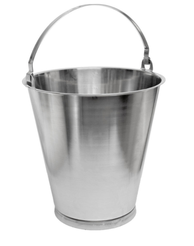 Emmer van RVS, inhoud 15 l