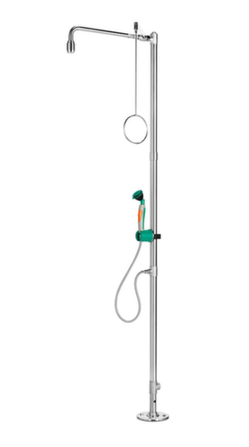 B-Safety Plens- en oogdouche met 1 afneembare sproeikop