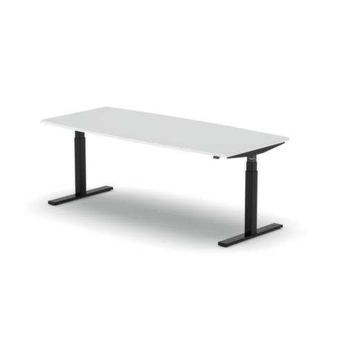 Nowy Styl Elektrisch in hoogte verstelbare vergadertafel eModel 3.0, breedte x diepte 2000 x 800 mm, plaat BI White
