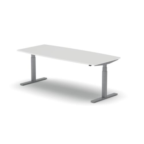 Nowy Styl Elektrisch in hoogte verstelbare vergadertafel eModel 3.0, breedte x diepte 2000 x 800 mm, plaat BI White