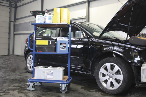 VARIOfit Bijzetwagen voor euronorm-bakken, draagvermogen 200 kg, 3 etages