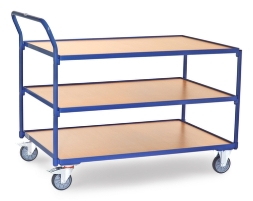 fetra Etagewagen 1200x800 mm, draagvermogen 300 kg, 3 etages