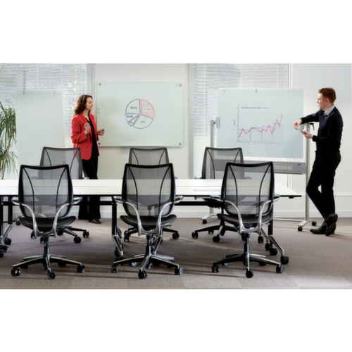 nobo Mobiel glazen flipover, hoogte 1850 mm