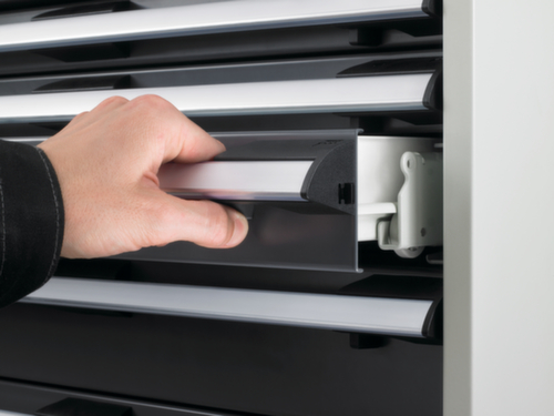 bott Verrijdbare ladekast cubio, 5 lade(n), RAL7035 lichtgrijs/RAL7035 lichtgrijs