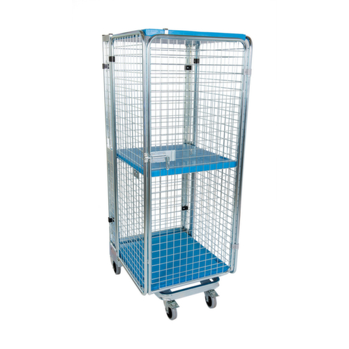 Nestbare veiligheidsrolcontainer nestainer®, draagvermogen 500 kg, lengte x breedte 880 x 725 mm