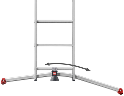 Hailo Driedelige multifunctionele reformladder S100 Profilot