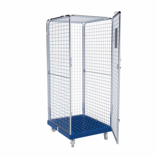 Hoge veiligheidsrolcontainer ADB, draagvermogen 500 kg, lengte x breedte 815 x 724 mm