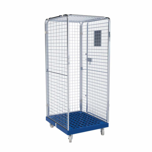 Hoge veiligheidsrolcontainer ADB, draagvermogen 500 kg, lengte x breedte 815 x 724 mm