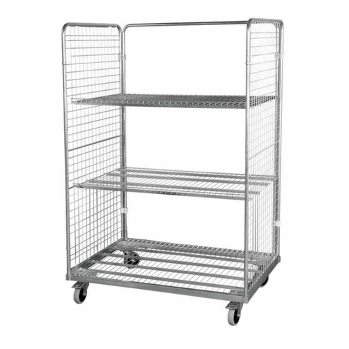 Rolcontainer, draagvermogen 600 kg, lengte x breedte 800 x 1200 mm